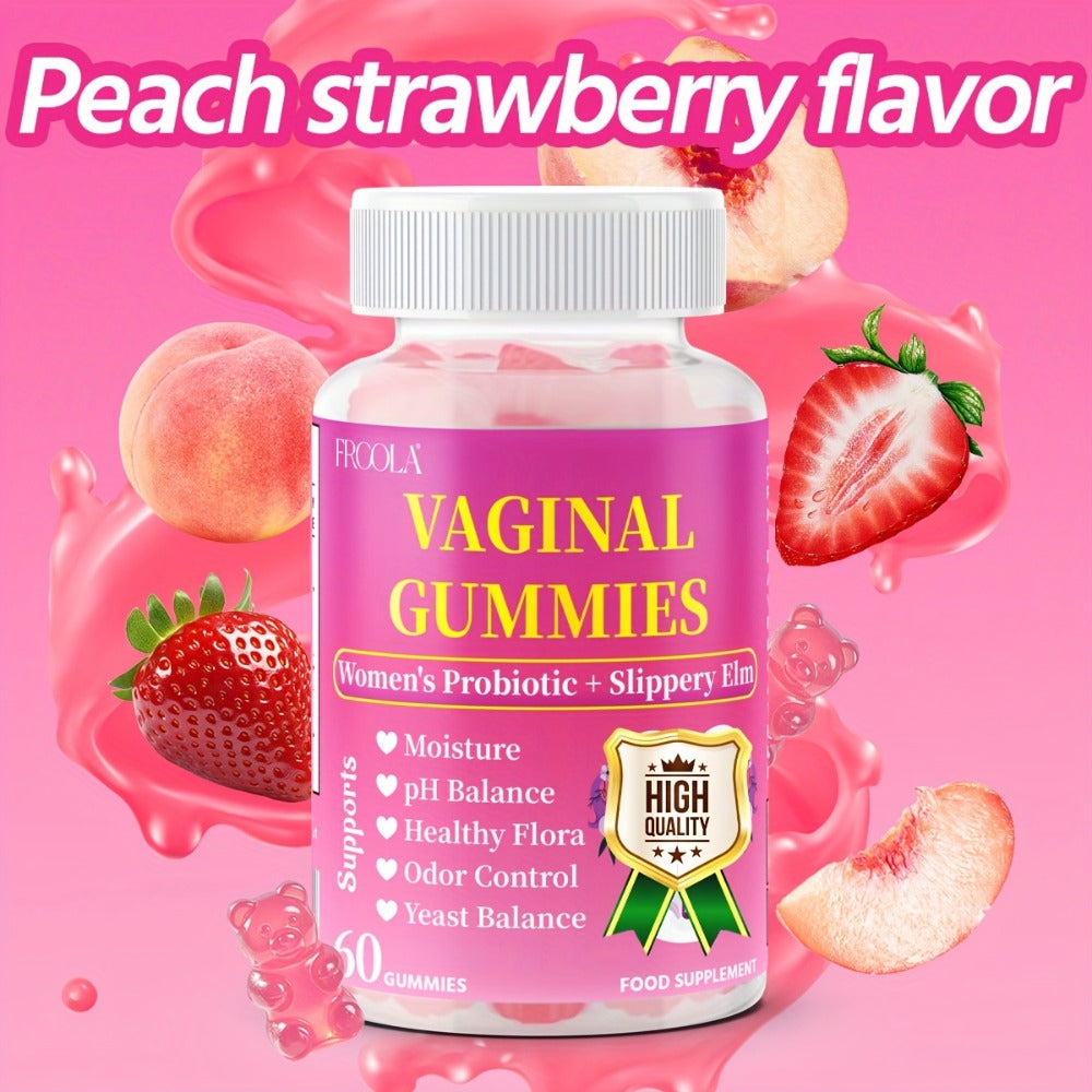 Feminine Private Care Gummies with Kacip Fatimah Fenugreek Maca Root Slippery Elm Manjakani Probiotic Blend