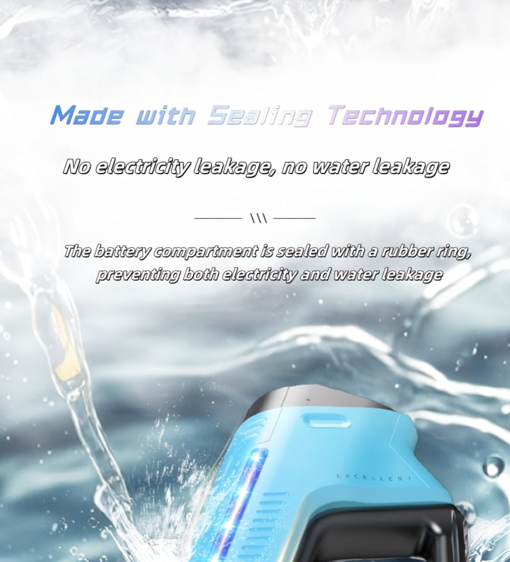 LED Light-Up Electric Water Gun Auto-Fill USB Rechargeable 40Ft Range with the Listed Color, Size or Set Options for Everyday Use