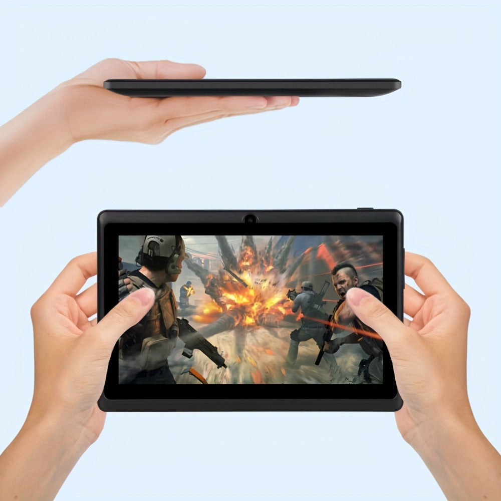 Android Tablet 7-Inch Gray with Android 14, 4GB Total RAM, 32GB Internal Storage and Bluetooth