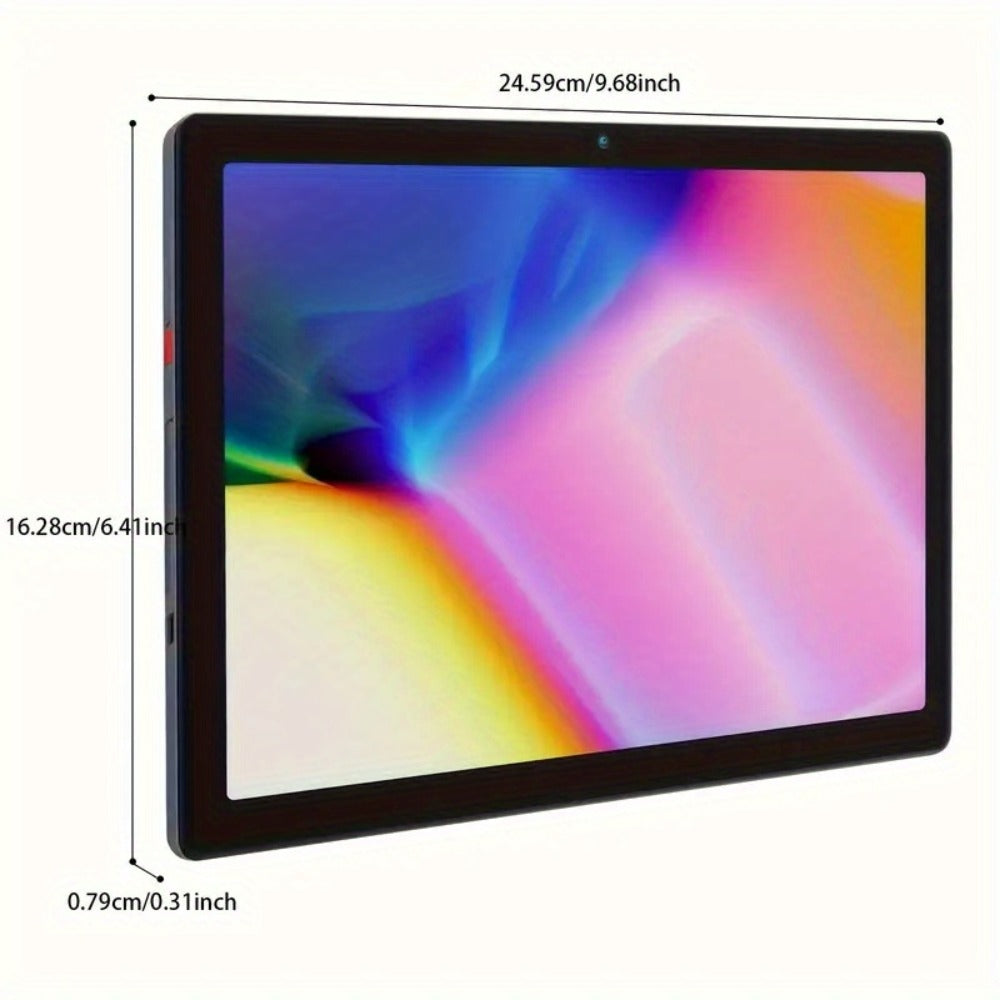 Android Tablet 10-Inch with Android 13, Quad-Core CPU, 6GB Advertised Memory and 64GB Internal Storage