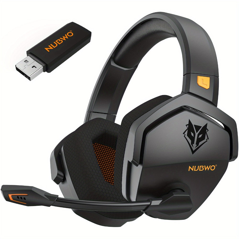 2.4GHz Wireless Gaming Earphones NUBWO G06, 7.1 Surround Sound, 23ms Ultra-Low Latency, 100H Battery