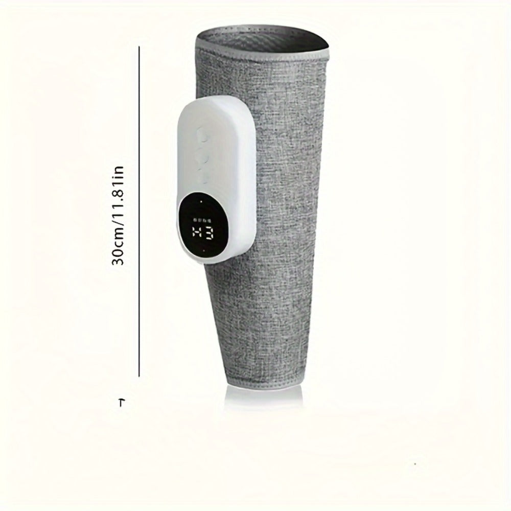 Air Compression Leg Massager, Cordless Calf & Foot Massager with 3 Intensity Levels for Legs, Thighs
