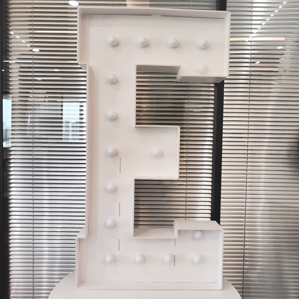 LED Letter Lights 4FT Tall Marquee Letter Lights A-Z Alphabet Light Up Letters with Cool White LED for Wedding