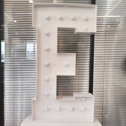 LED Letter Lights 4FT Tall Marquee Letter Lights A-Z Alphabet Light Up Letters with Cool White LED for Wedding