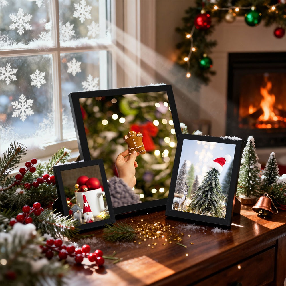 Picture Frames Collage Wall Decor 15pcs – Photo Gallery Frame Set Multi Size 8x10 5x7 4x6 for Wall Mounting & Tabletop Display