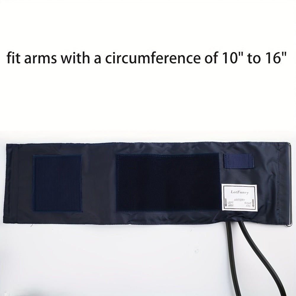 Blood Pressure Monitor Manual Aneroid Kit, Upper-Arm Cuff with Dial Gauge, Stethoscope and Carrying Case