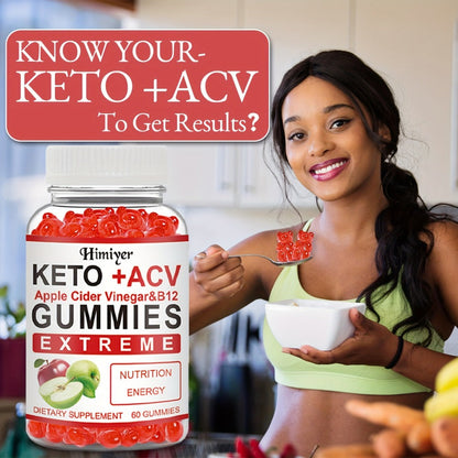 Keto ACV Gummies with Apple Cider Vinegar Vitamin B12 B6 for Women Men for Bath Time, Home Spa and Personal Care