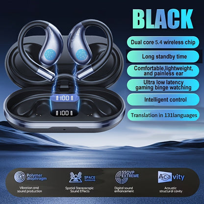 Wireless Earbuds OWS Bluetooth 6.0 Translator with 156 Languages and Three Translation Modes