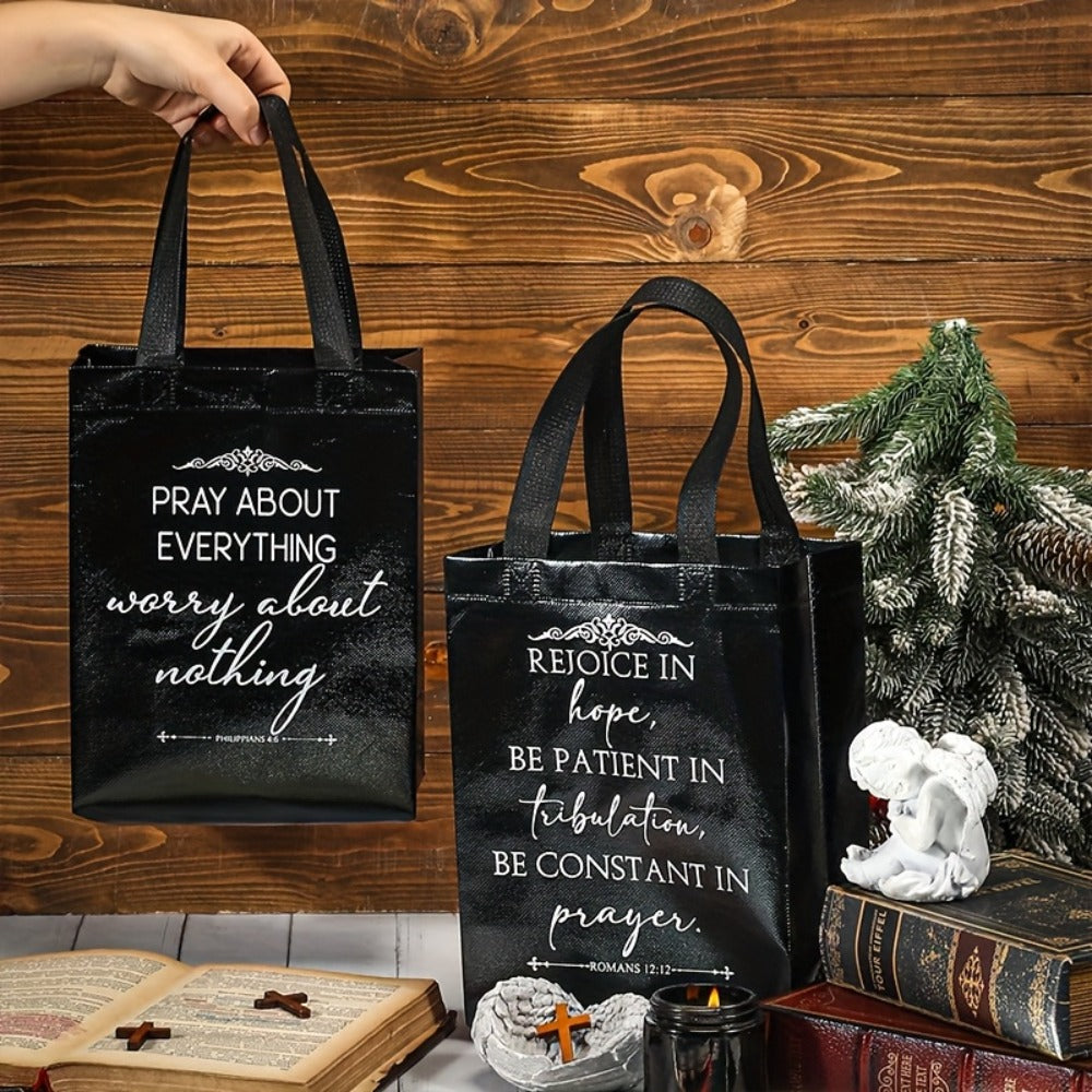 Christian Gift Bags Bulk with Handle for Parties, Celebrations and Guest Favors, with the Listed Configuration