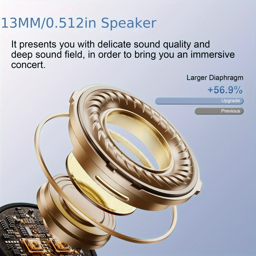 ENC Sports Wireless Earbuds ANKRIYUL Stereo Headphones Environmental Noise for Bedside Audio, Alarms and Room Entertainment