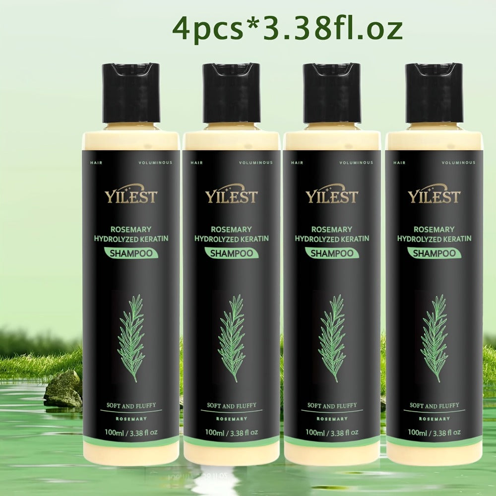 Rosemary Shampoo for Hair Growth & Volume – Enriched with Rosemary Extract, Amino Acids & Plant Squalane | Strengthening