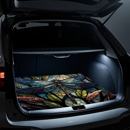 Car Trunk Mat Cargo Liner – Waterproof Non-Slip Trunk Floor Mat with Pattern Designs to Protect Vehicle Interior from Dirt
