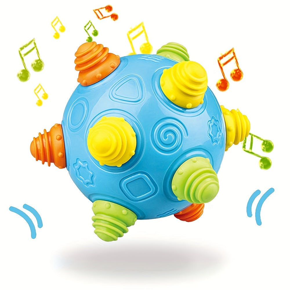 Bouncing Music Dancing Ball Baby Toy, Interactive Electric Rolling Sensory Ball with Lights, Sounds & Melodies