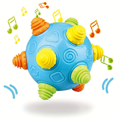 Bouncing Music Dancing Ball Baby Toy, Interactive Electric Rolling Sensory Ball with Lights, Sounds & Melodies