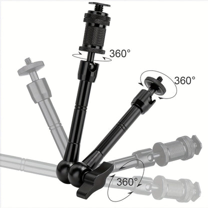 Magic Arm 11 Inch Friction Articulating with Super Clamp, Camera Arm for DSLR, LCD Monitor, LED Light