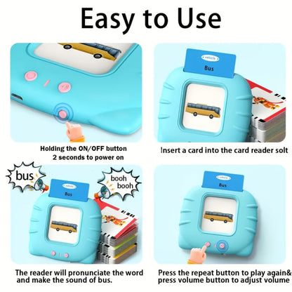 Bilingual English Speaking Flash Cards for Kids, 56 Cards 112 Visual Sight with the Listed Color, Size or Set Options for Everyday Use
