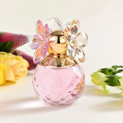 Women's Perfume Refillable Essential Oil Spray 2.03 oz, Citrus, Jasmine, Red Rose & Wood Notes, Floral Fragrance