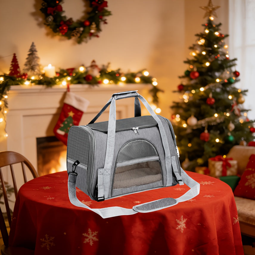 Foldable Cat Carrier Backpack | Airline Approved Collapsible Pet Travel Bag for Cats & Dogs, Spacious Ventilated Design