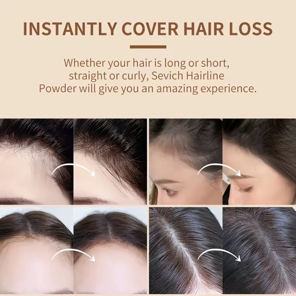 Root Touch Up Hair Powder for Thinning Hair & Gray Roots – Instant Hairline Concealer Shadow Topper, Long-Lasting Resistant Formula