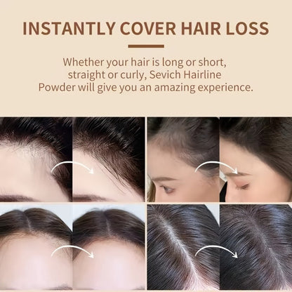 Root Touch Up Hair Powder for Thinning Hair & Gray Roots – Instant Hairline Concealer Shadow Topper, Long-Lasting Resistant Formula