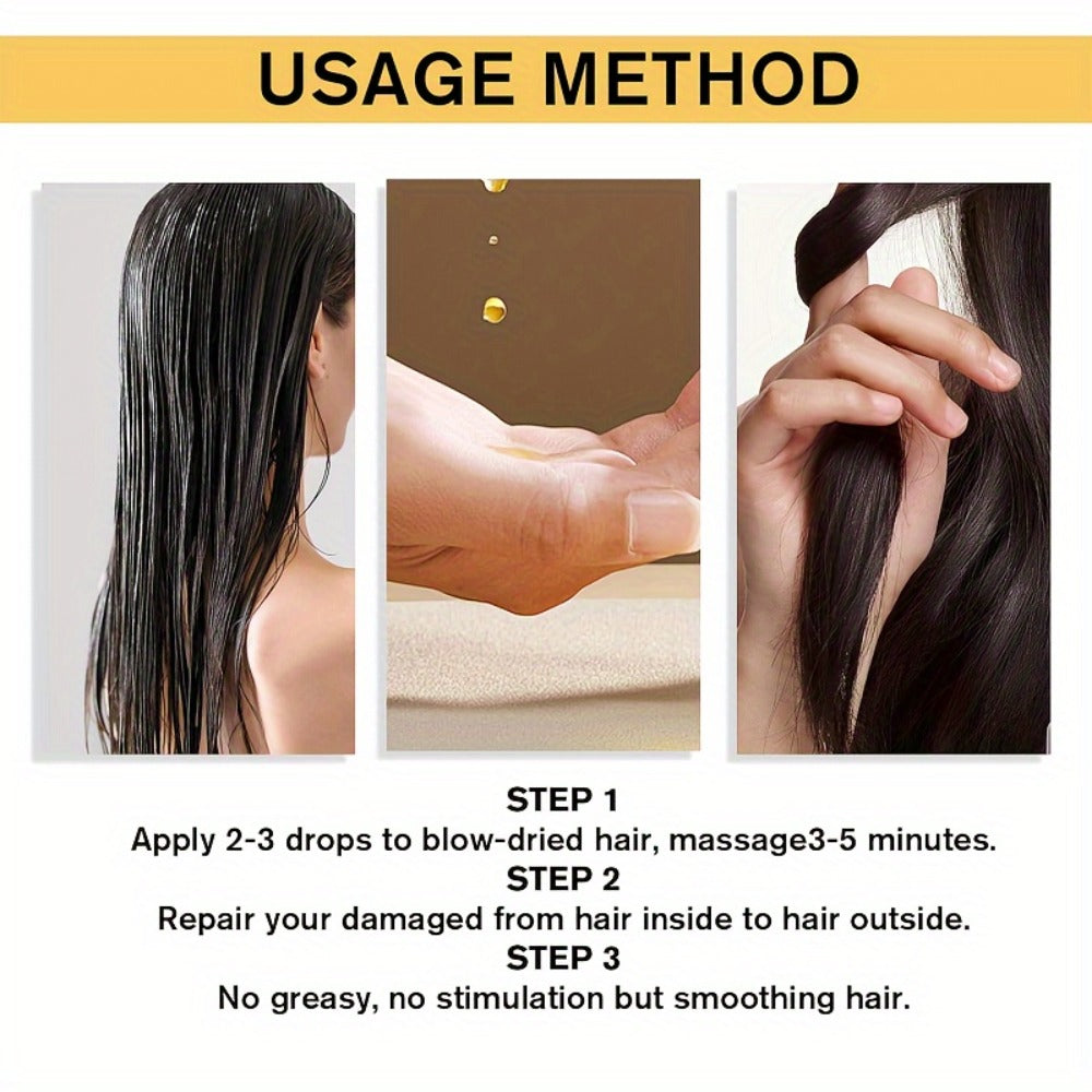 Argan Oil Hair Mask Deep Conditioning Treatment with Collagen | Cold Press Moroccan Oil for Dry Frizzy Curly Fine Hair | Long-Lasting