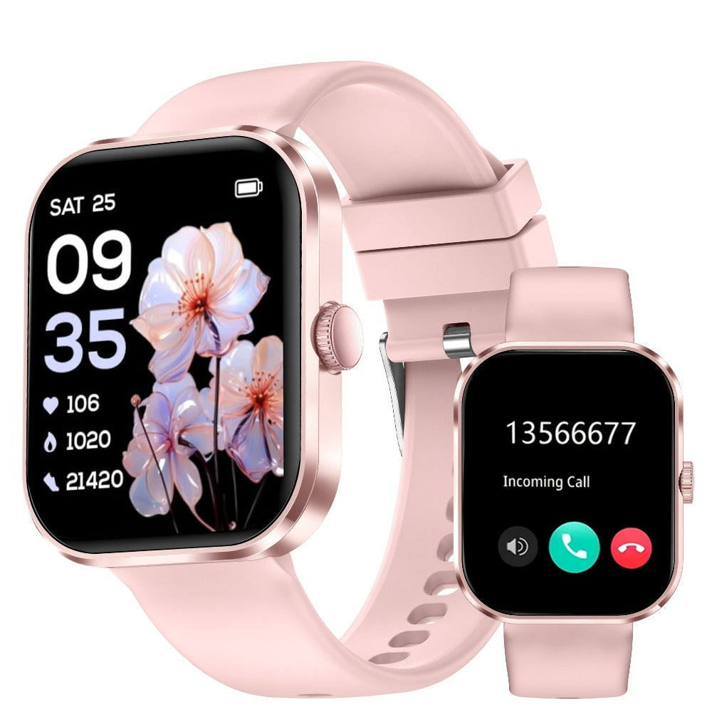 Smartwatch with Bluetooth Calling 1.91" AMOLED HD Touch Screen, Voice Assistant, Music Playback, Built-in Mic & Speaker, Multi-Sport
