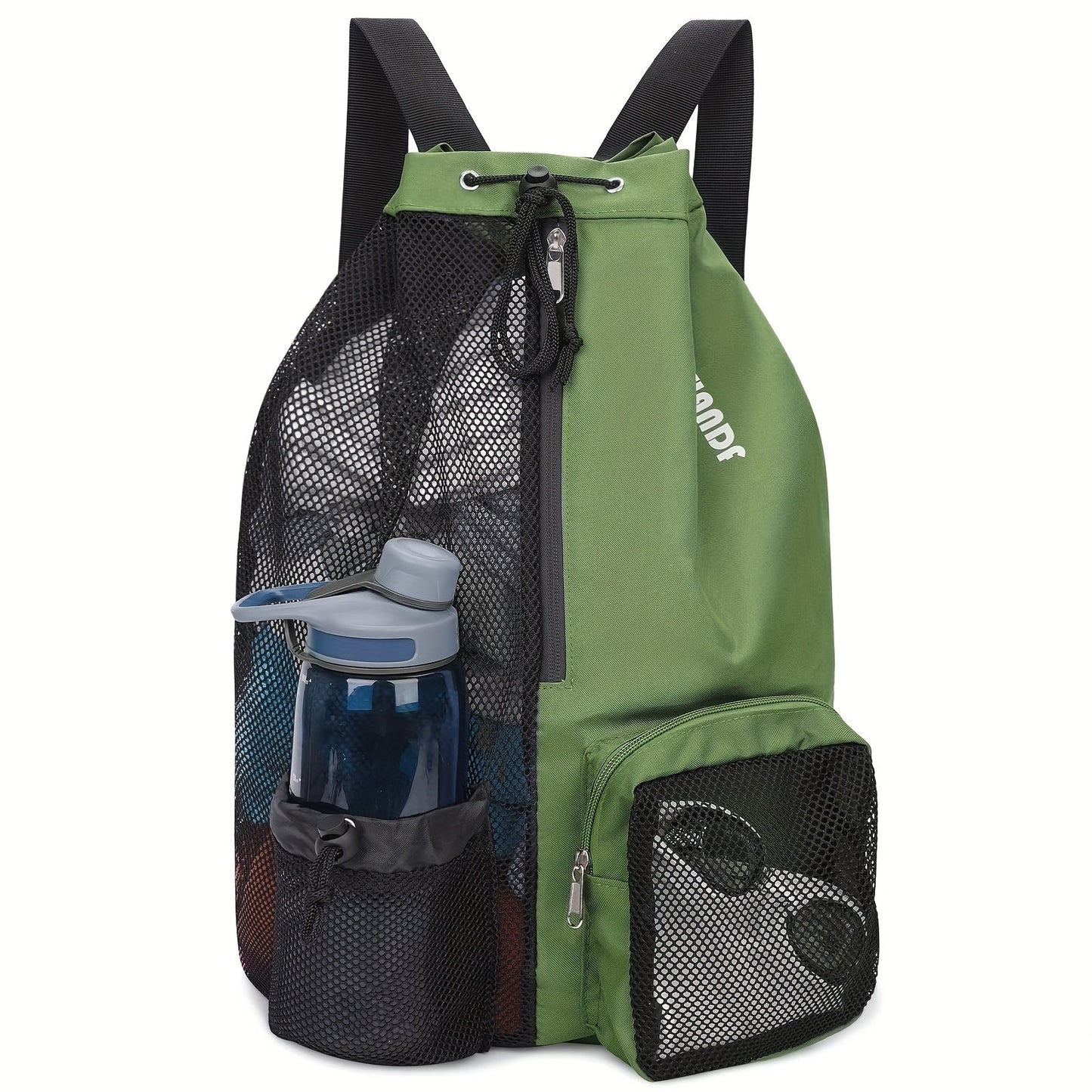 Mesh Drawstring Swim Bag – Quick-Dry Sports Backpack with Wet Pocket for Swimming, Gym & Beach, Lightweight Travel Bag for Women & Men