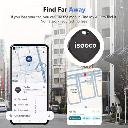 Mini GPS Tracker No Monthly Fee Real-Time Locator – Dual System iOS & Android Compatible 24/7 Tracking for Car Truck SUV Motorcycle Boat