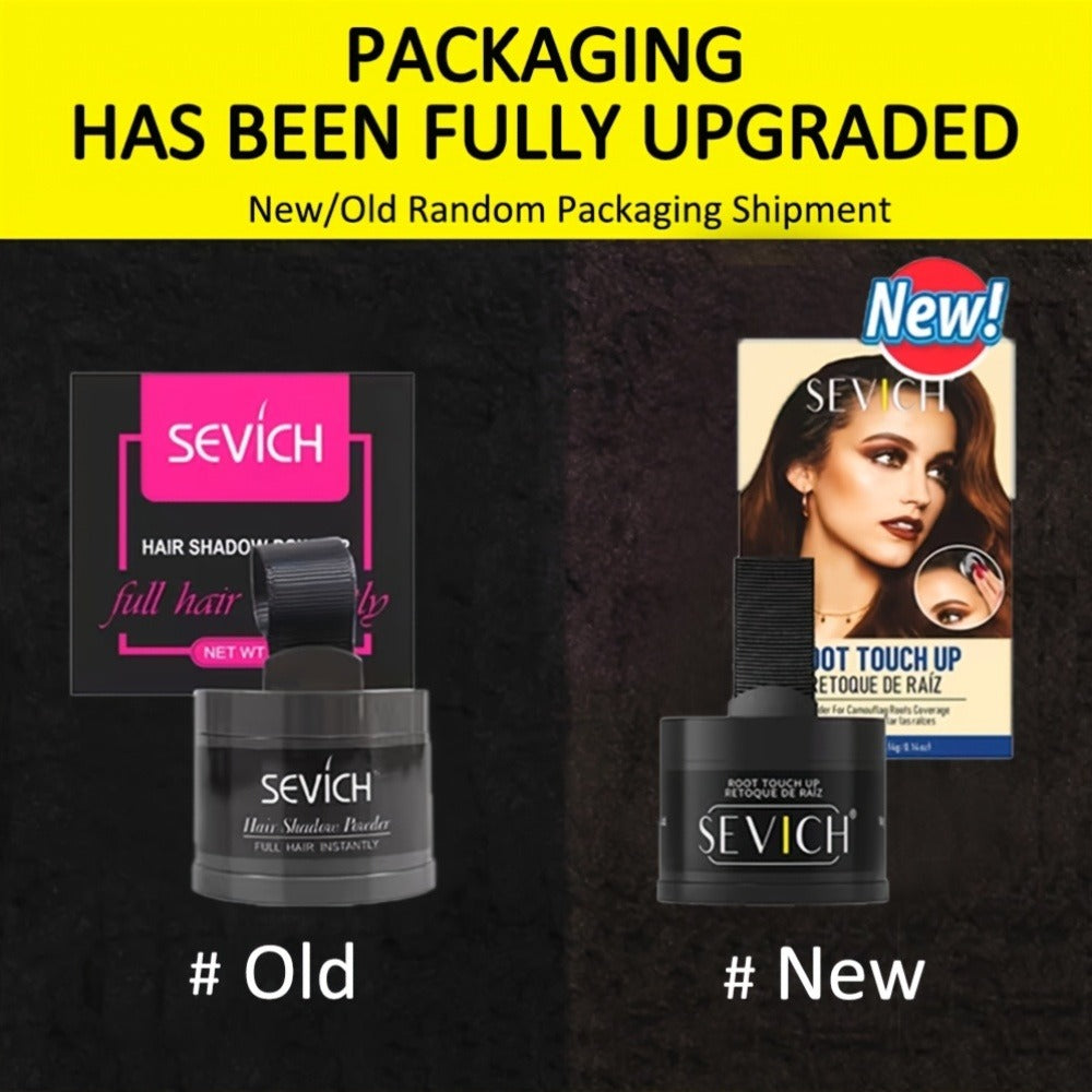 Thinning Hair Root Coverage Powder with Brush, Instant Hairline Concealer Natural Shadow Effect