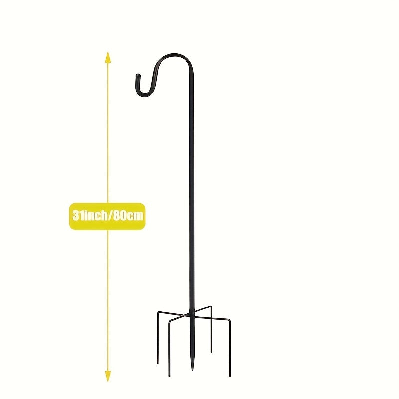 Shepherd's Hook | Heavy Duty Garden Pole Bird Feeder Plant Lantern