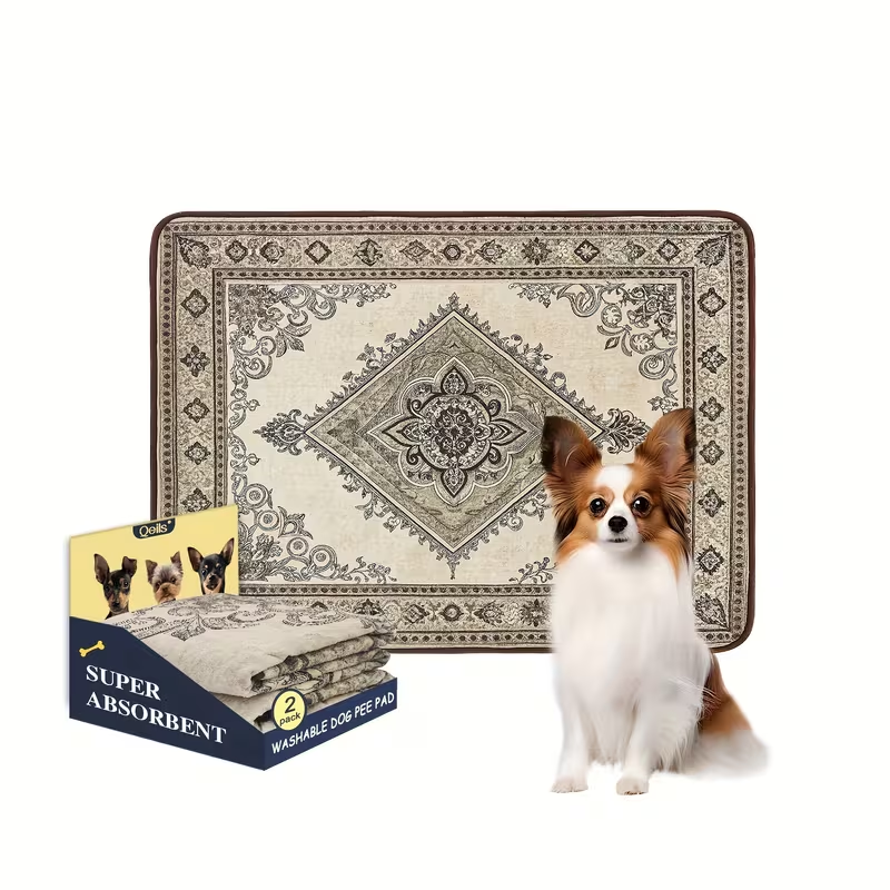 Washable Reusable Dog Pee Pads – Super Absorbent Non-Slip Puppy Training Pads in Multiple Sizes | Heavy-Duty Leakproof Pet Pads for Floor