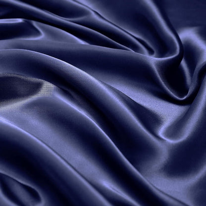 Bed Sheet Set 4-Piece Satin with 35–39 cm Deep Pocket, Machine-Washable Care and Seven Colors