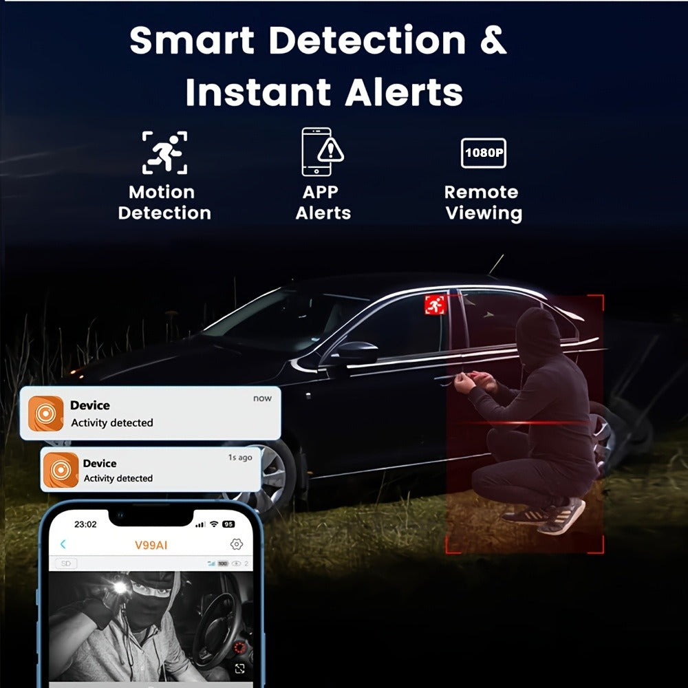 No WiFi Security Camera 3 Pack with Built-In Hotspot, 1080P Motion Detection, Audio Recording, Cloud & SD Card Storage