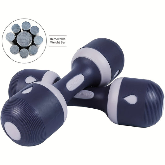 Neoprene Dumbbell Pair with Non-Slip Grip – Versatile All-in-One Weights for Home, Gym & Office – Full Body Workout Dumbbells, Easy Storage