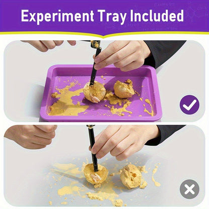 STEM Science Kit for Kids Ages 6-12, 60 80 105 Lab Experiments, Chemistry Set with Crystal Growing & Chemical Reactions