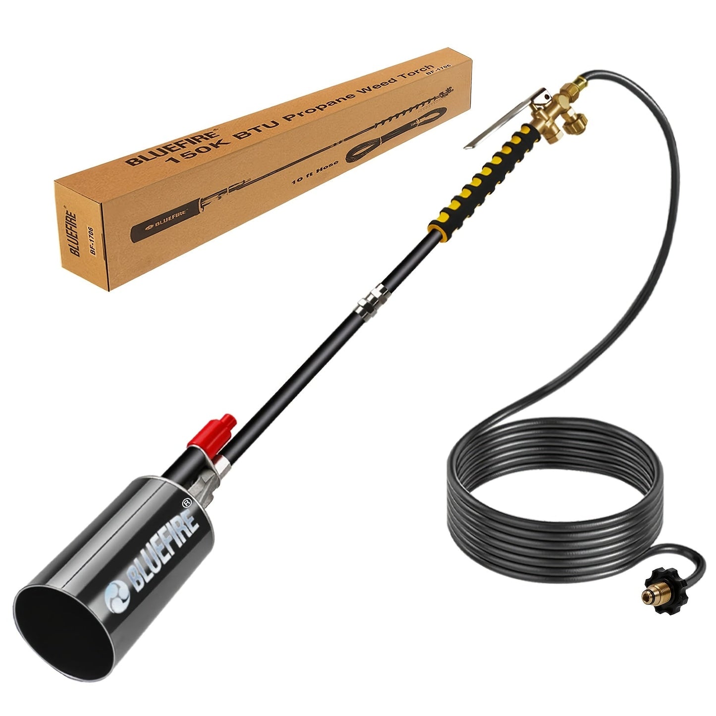 Propane Weed Torch, Flame Weeder Ice Melter Outdoor Roof Driveway for Garden, Patio and Yard Use