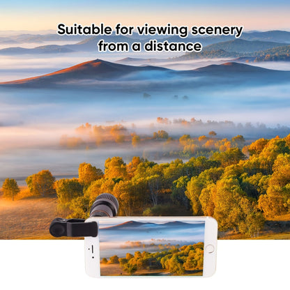 Portable Telephoto Zoom Lens for Smartphone – HD 2-in-1 Wide-Angle & Telephoto Clip-On Mobile Camera Lens, Precision Focus Ring