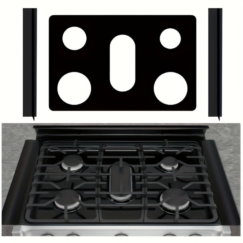 Gas Stove Burner Cover Mat Non-Stick Reusable Stove Top Protector for LG 30-Inch Gas Stove, Oil-Resistant High-Temp Safe