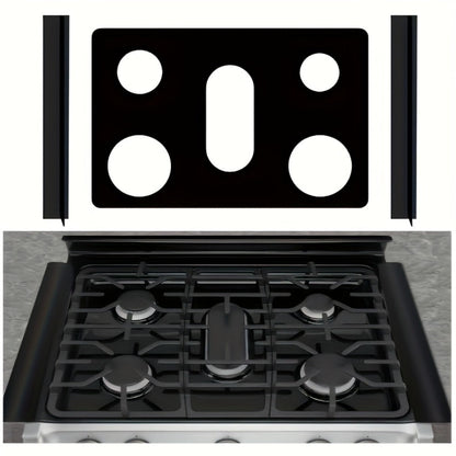 Gas Stove Burner Cover Mat Non-Stick Reusable Stove Top Protector for LG 30-Inch Gas Stove, Oil-Resistant High-Temp Safe