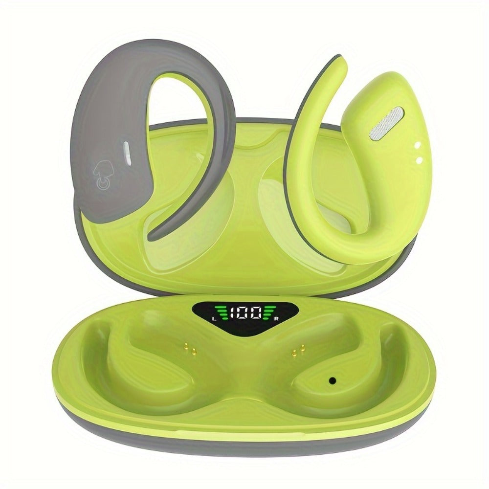 90H Wireless Earphones ENC Noise Cancellation 3D Deep Bass Secure Earhook Sport Running Earbuds for an Everyday Personal Care Routine