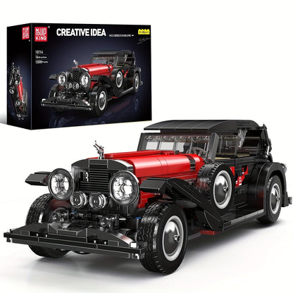 Mould King 10114 Vintage Classic Car Building Blocks Set 1308 Pcs with the Listed Color, Size or Set Options for Everyday Use
