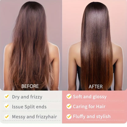 Wireless Hair Straightener Comb - Portable Cordless Straightening Brush with 3-Min Fast Heat, 3 Temp Settings 170-190°C