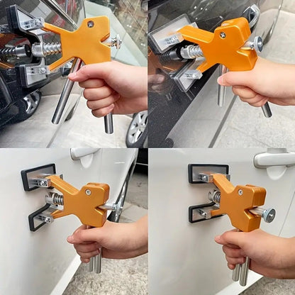 PDR Paintless Dent Repair Kit 21pcs – Car Dent Puller with Hot Glue Gun, Bridge Puller & Suction Tabs, DIY Auto Body Dent Removal Tool Set