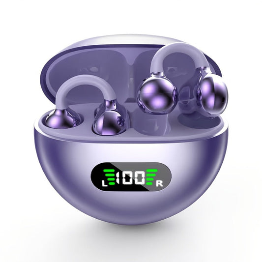 Open-Ear Clip Earphones Bluetooth 5.4 Wireless Earbuds for Glasses Wearers Small Ears Low Latency for an Everyday Personal Care Routine