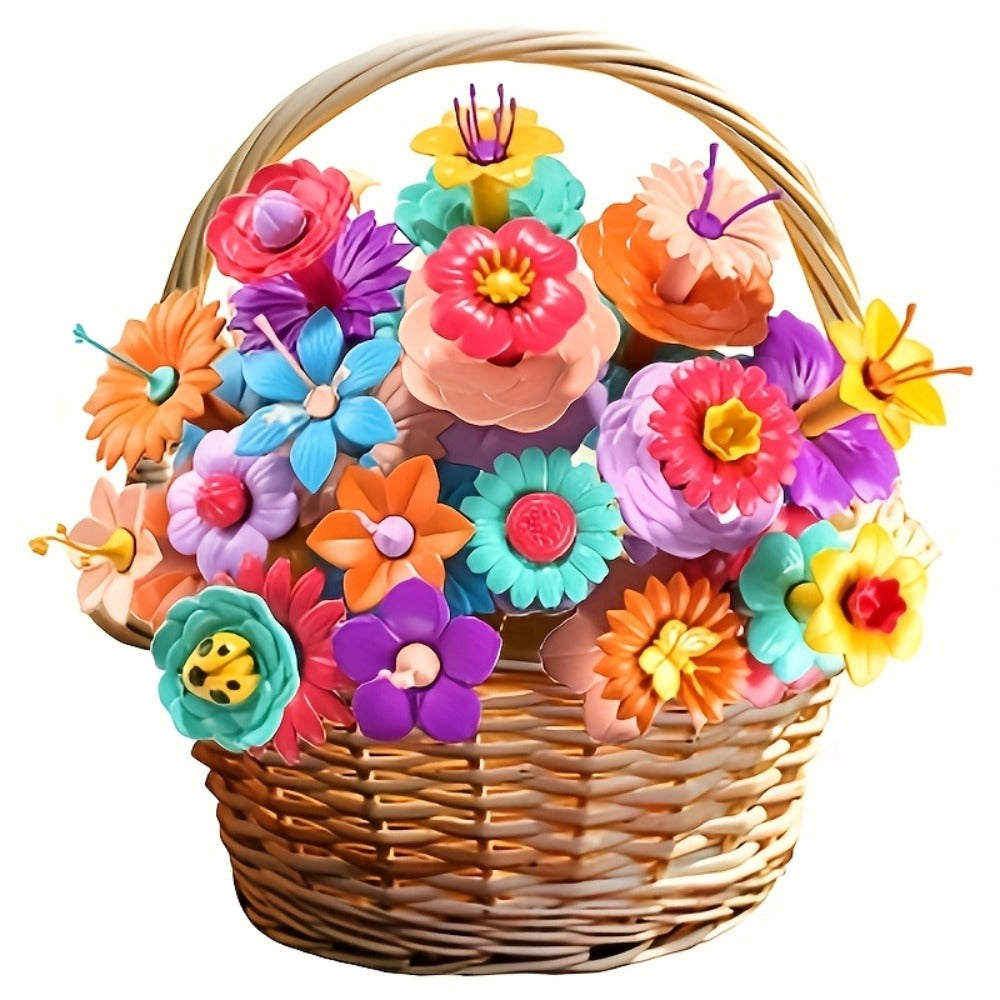 Flower Garden Building Toys for Kids 235 Pieces with the Listed Color, Size or Set Options for Everyday Use