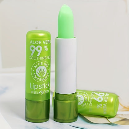 Color Changing Lipstick Set Aloe Squalane Green to Pink Magic Tint pH Reactive Lip Balm Personalized Tint for Women Gift Set