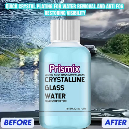 Windshield Washer Fluid Glass Coating Agent 50ml | Deep Cleaning Anti-Fog Hydrophobic Water Repellent Rain Repellent Water Stain Remover