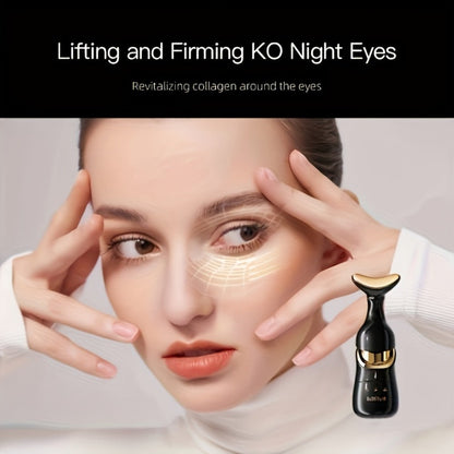 Facial Massager 3-in-1 with Interchangeable Heads for Face Neck Eyes for Home or Salon Spa Use
