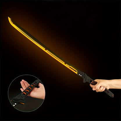 LED Cyberpunk Katana Prop 80cm Acrylic Luminous with the Listed Color, Size or Set Options for Everyday Use