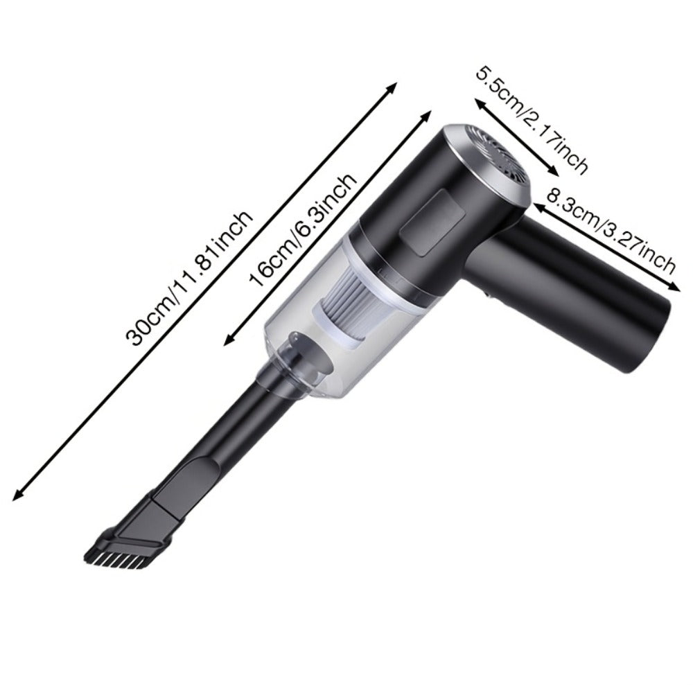 Mini Vacuum Cleaner Wireless Charging with Strong Suction – Portable Cordless Handheld Cleaner for Computer Keyboard, Car & Home
